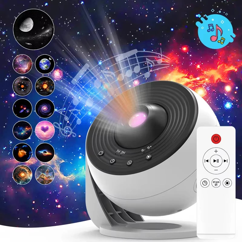Galaxy Star Projector – Planetarium Starry Sky Night Light for Kids & Adults, Space Ceiling Projector Lamp for Bedroom, Home Decor & Christmas Gift