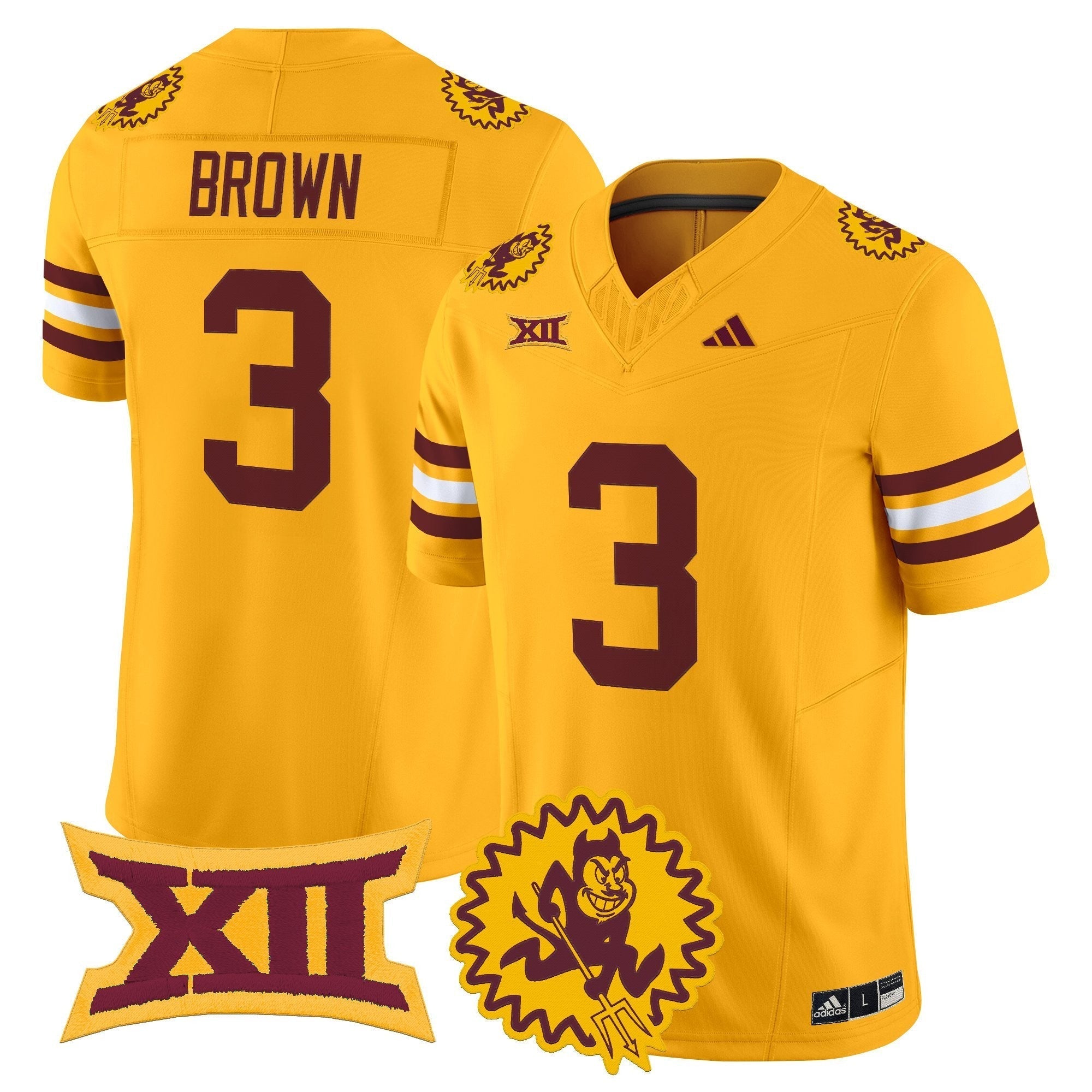 Arizona State Sun Devils 1975 Throwback Vapor Limited Jersey - All Stitched