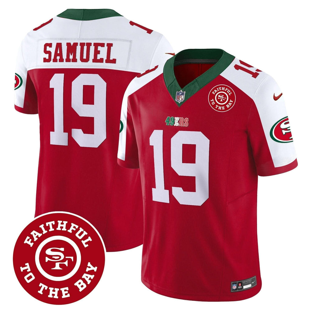 49ers Mexico Faithful To The Bay Patch Vapor Jersey - All Stitched